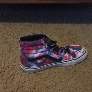 Vans space roses high tops